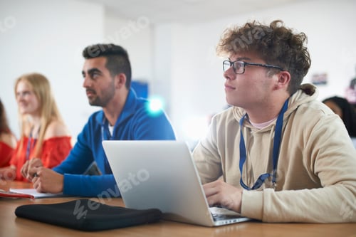 Preview: Students studying in classroom