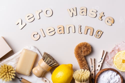 Preview: Zero waste set of plastic free kitchen cleaning utensils
