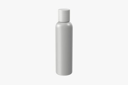 Preview: Plain Cosmetic Bottle with Cap