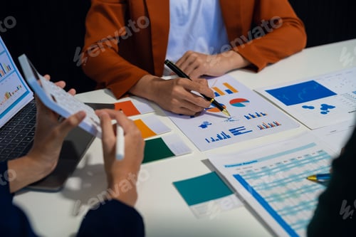 Preview: Business people meeting design ideas concept business planning at office.