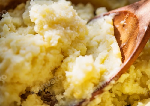 Preview: Mashed potatoes food photography recipe idea