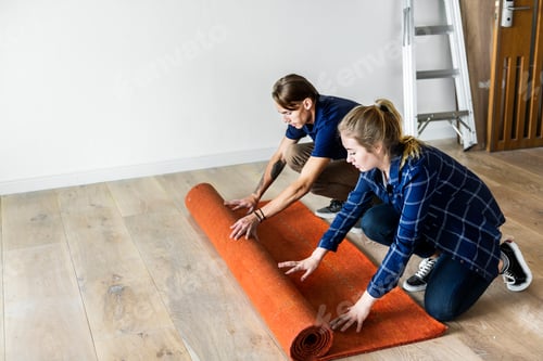 Preview: People renovating the house concept