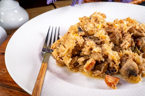 Preview: Bigos - traditional Polish food.
