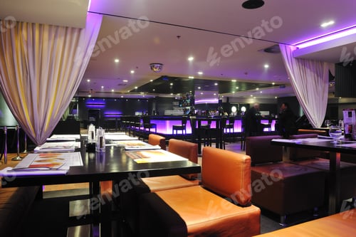 Preview: Modern Design Club Restaurant Bar Indoors