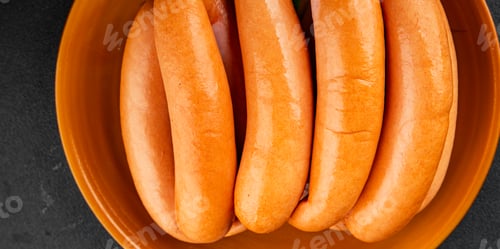 Preview: Sausage meat pork or chicken meat fast food natural tasty appetizer fresh gourmet food