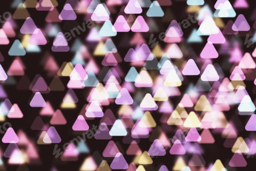 Preview: Nature Pattern- Light Bokeh Background. Celebratory Mood Magic Effect. Decorations Holiday- Design