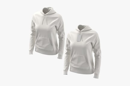 Preview: Fleece Pullover Hoodie - Female Cut