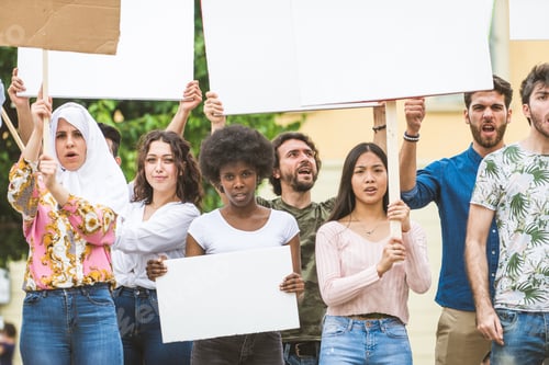 Preview: Activists demonstrating against social issues