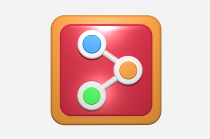 Preview: Share 3D Illustration