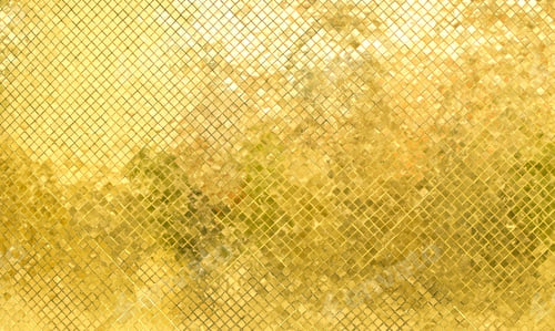 Preview: Glossy Gold mosaic tile wall, texture background