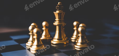 Preview: chess board game concept of business ideas and competition and stratagy plan success meaning