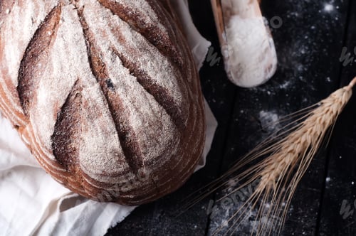 Preview: Baking ingredients. Food background
