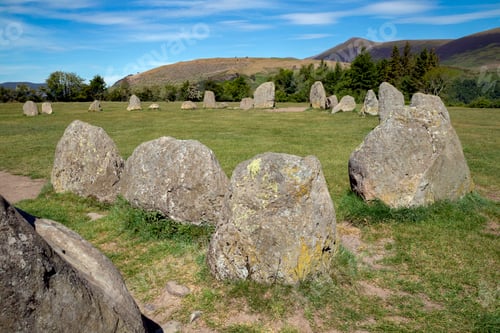 Preview: Castlerigg Prehistoric Stone Circle near Keswick - United Kingdom