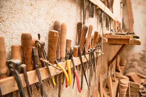 Preview: tools of a craft carpentry workshop