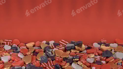 Preview: Dots filling white background. Animation. Abastract animation of multicolored dots filling white