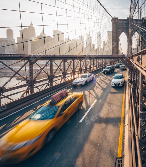Preview: Road traffic at Brooklyn Bridge