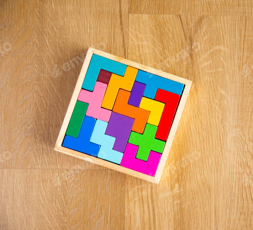 Preview: complete of wooden puzzle