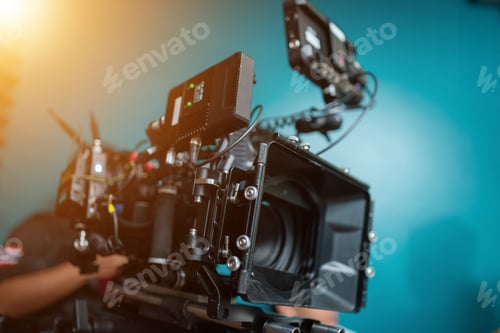 Preview: Film Crew Working on a Movie Set