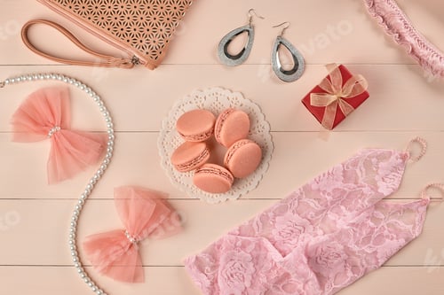 Preview: Overhead woman essentials, fashion bride pink set