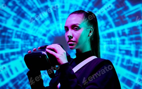 Preview: Putting on virtual reality goggles