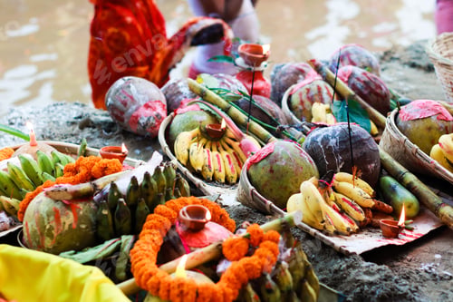 Preview: Offerings for the annual ritual of Chhath Puja