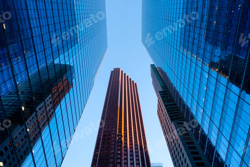 Preview: Real Estate. Financial Center. High office buildings in the business center of the city. Canada