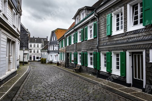 Preview: Cozy street in beautiful sightseeing town Greaufrath