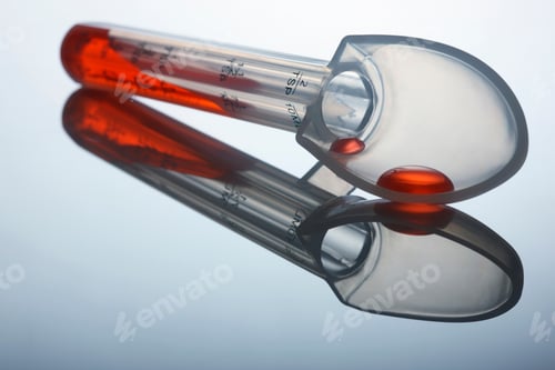 Preview: Syrup in measuring spoon