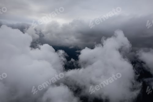 Preview: Aerial view of the Canadian Mountain Landscape