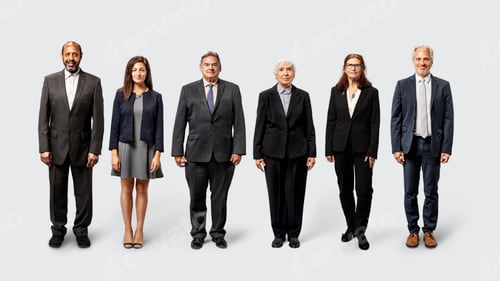Preview: Senior business team mockup