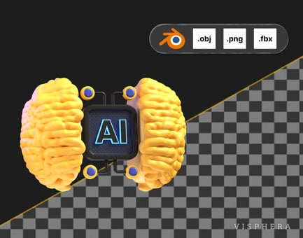 Preview: AI Brain Intelligence Icon