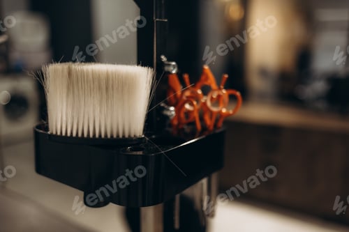 Preview: Cat and dog grooming brush and nail clippers, top view