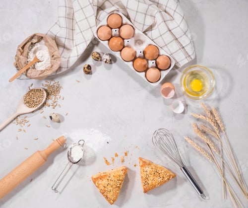 Preview: Natural ingredients for baking