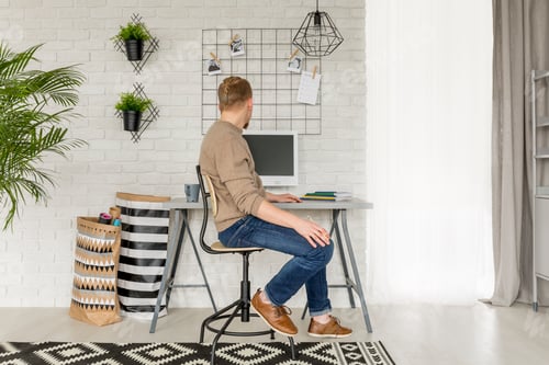 Preview: Simple home office with window