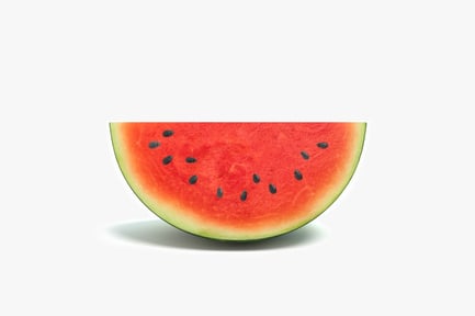 Preview: Half Watermelon Slice with Seeds