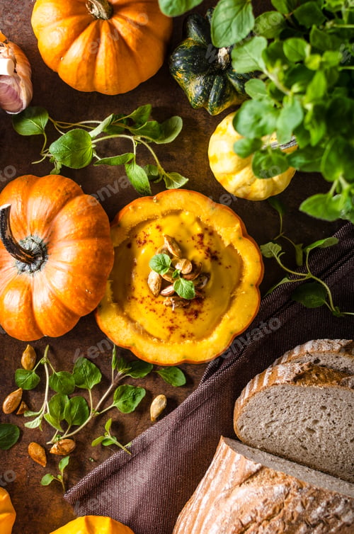 Preview: Creamy pumpkin soup