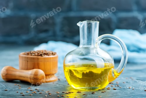 semillas y aceite de lino