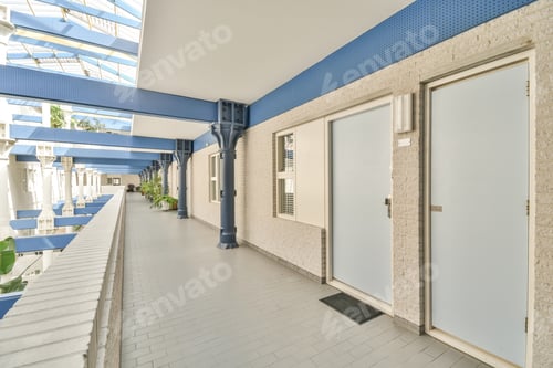 Preview: Entrance and hallway of modern apartment