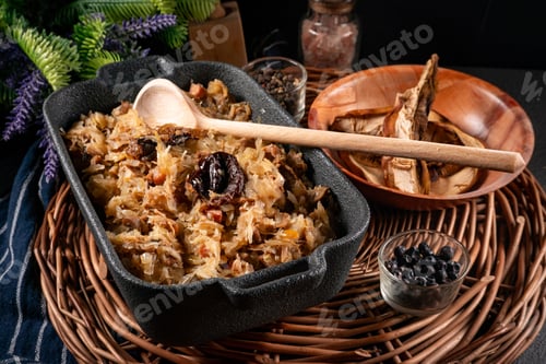 Preview: Bigos - traditional Polish food.