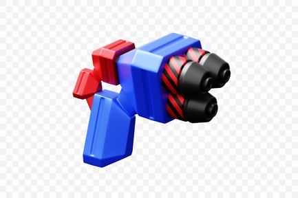 Preview: 3D Futuristic Blaster