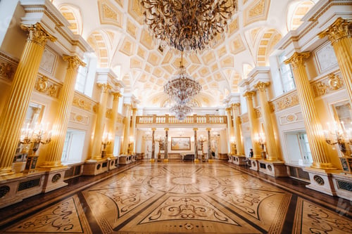 Preview: Grand Palace in Tsaritsyno in summer, Russia. Tsaritsyno Park is one of the main tourist attractions