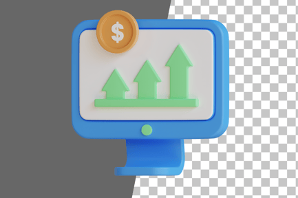 Preview: Revenue Targets 3D Icon