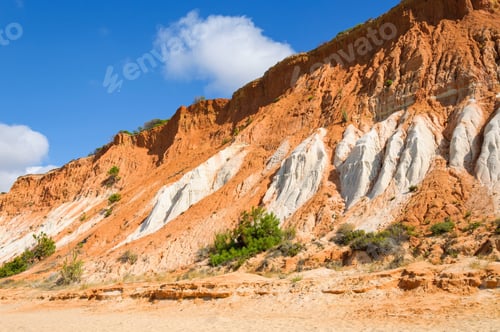 Preview: Red cliffs at Falesia Beach