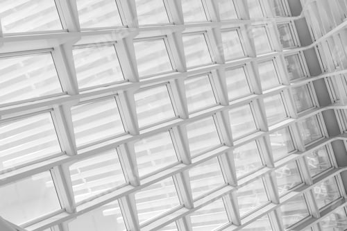 Preview: White Ceiling With Glass Window
