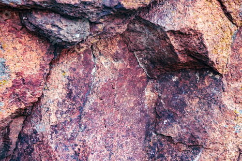 Preview: An unusual stone in the sun in warm weather in the beautiful nature