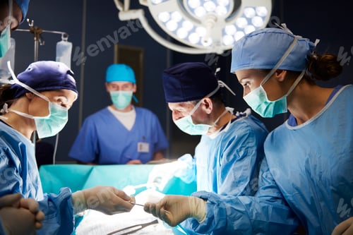 Preview: Surgical Team Working in Operating Room