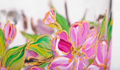 Preview: Painting of the beautiful flowers.