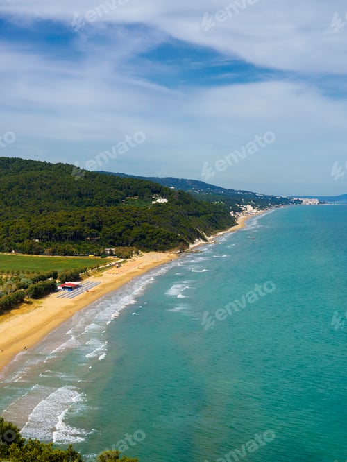 Preview: Landscape along the coast of Gargano near Vico