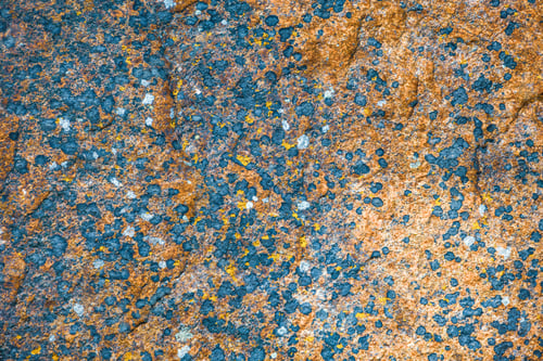 Preview: An unusual stone in the sun in warm weather in the beautiful nature