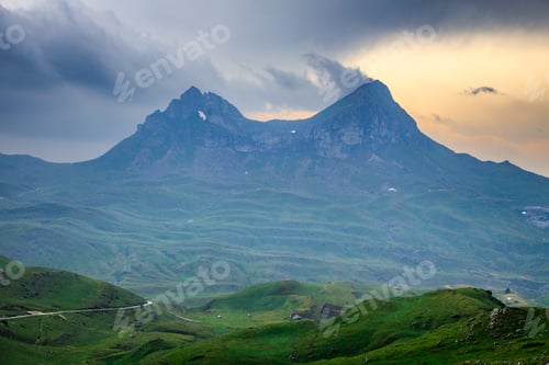 Preview: Two peaks of Sedlo pass in Durmitor mountains, Montenegro